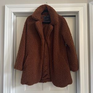 LUCKY BRAND TEDDY FAUX FUR COAT